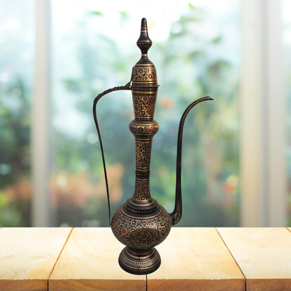 Brass Surahi Aftaba 6.26Kg - PUSHMYCART