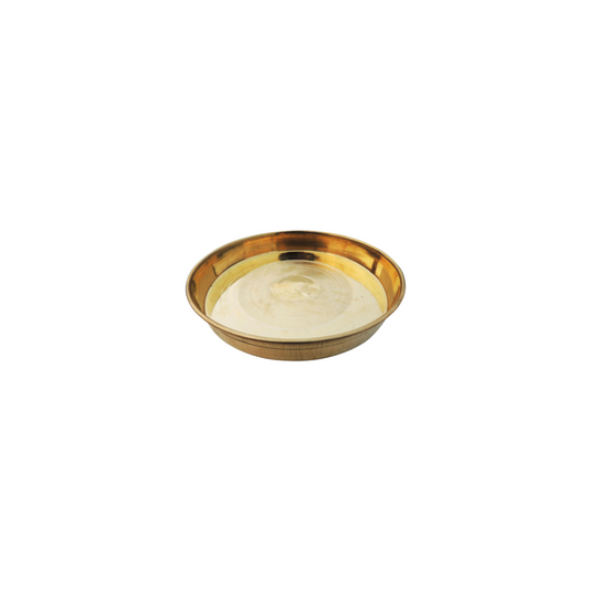 Brass Thali 0.26Kg - PUSHMYCART