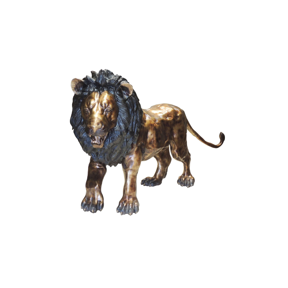 Brass Full Size Lion 188.2kg - PUSHMYCART