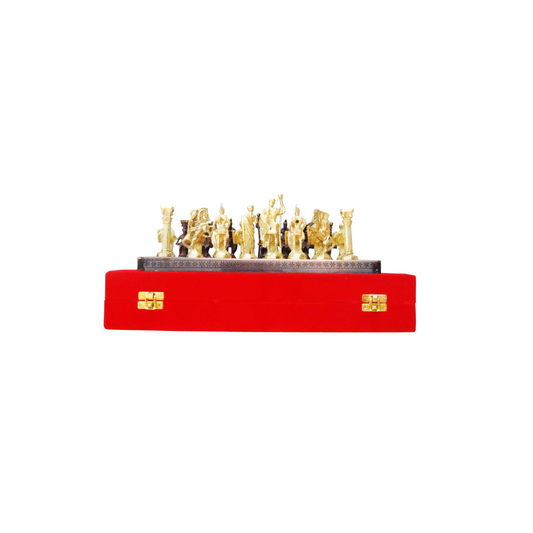 Brass Chess Gold Copper 3.56Kg - PUSHMYCART
