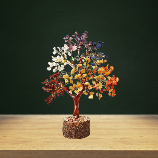 Pushkar Seven Colorful Chakra Tree 400 Stone - PUSHMYCART