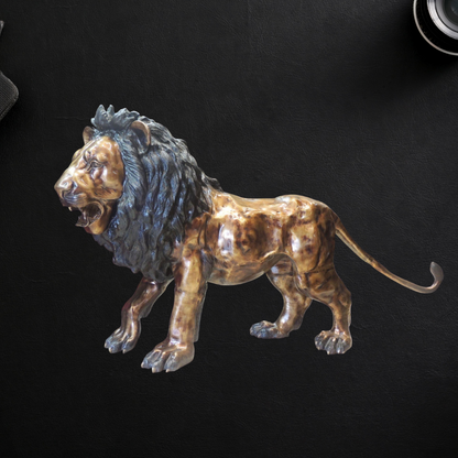 Brass Full Size Lion 188.2kg - PUSHMYCART