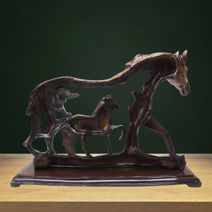 Brass Horse Statue 2.38kg - PUSHMYCART