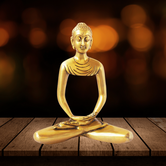 Brass Buddha Invisible Statue 2.08kg - PUSHMYCART