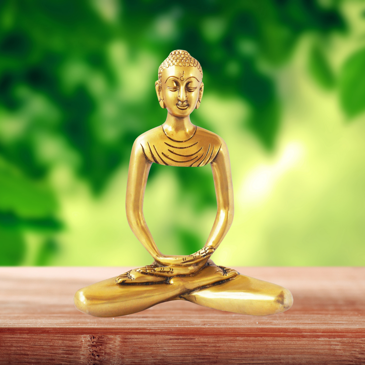 Brass Buddha Invisible Statue 2.08kg - PUSHMYCART