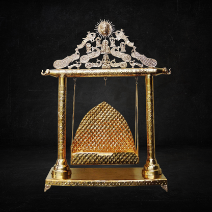 Brass Laddu Gopal Jhula For God Ido 11.05kg - PUSHMYCART