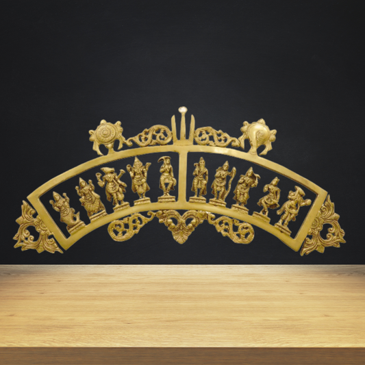 Brass Wall Hanging Das Avatar 3.94kg - PUSHMYCART