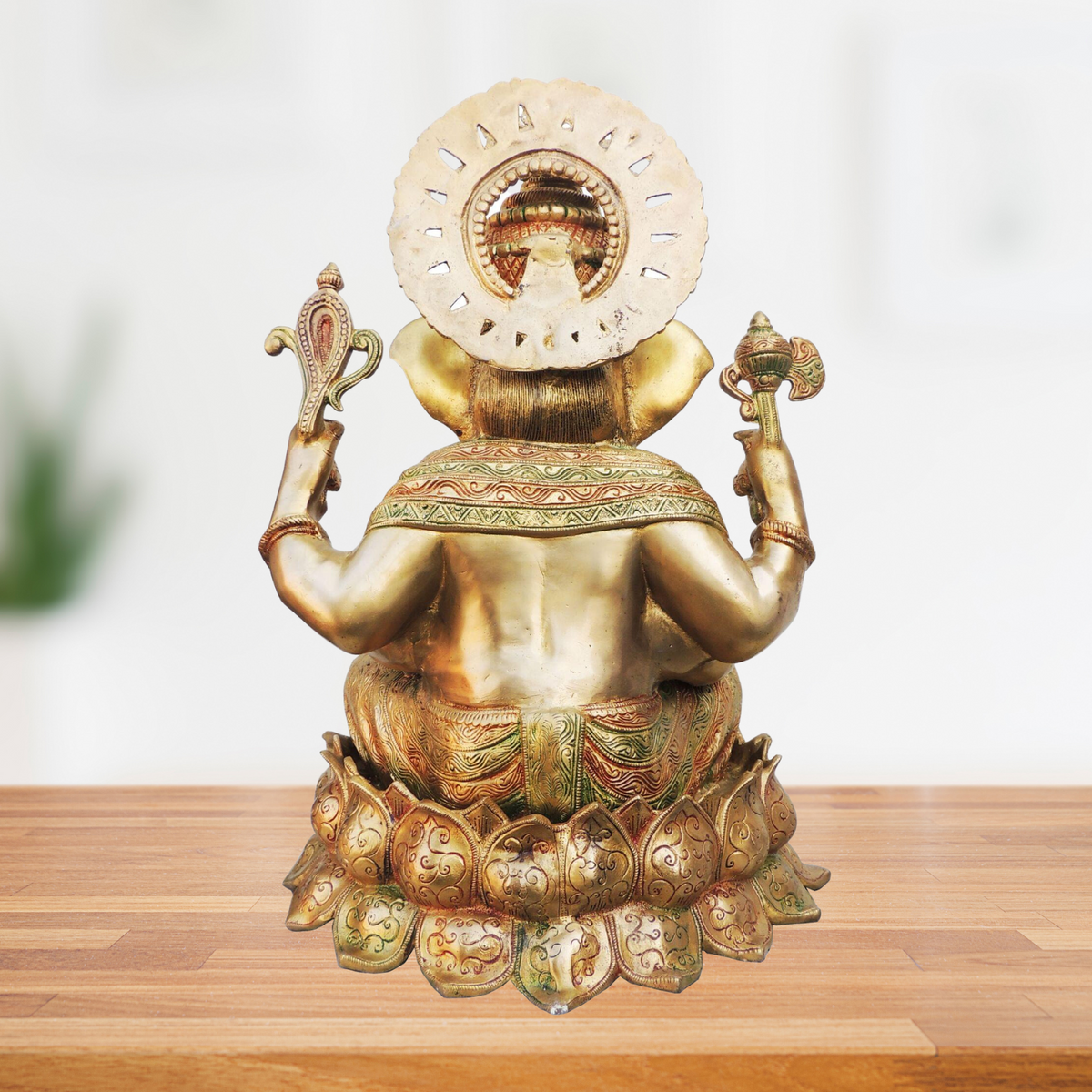 Brass Ganesh Ji Statue 26.465Kg - PUSHMYCART