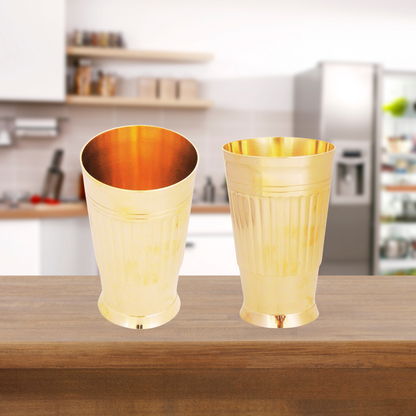 Brass Glass 300 Ml 0.24kg(Pack of 16) - PUSHMYCART