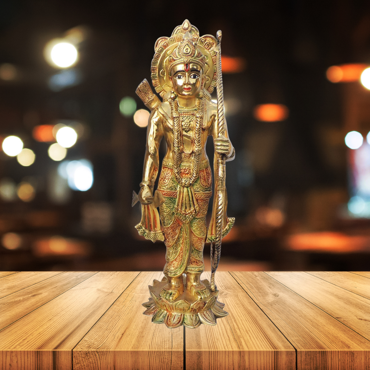 Brass Ram Ji Statue Idol 22.24 Kg - PUSHMYCART