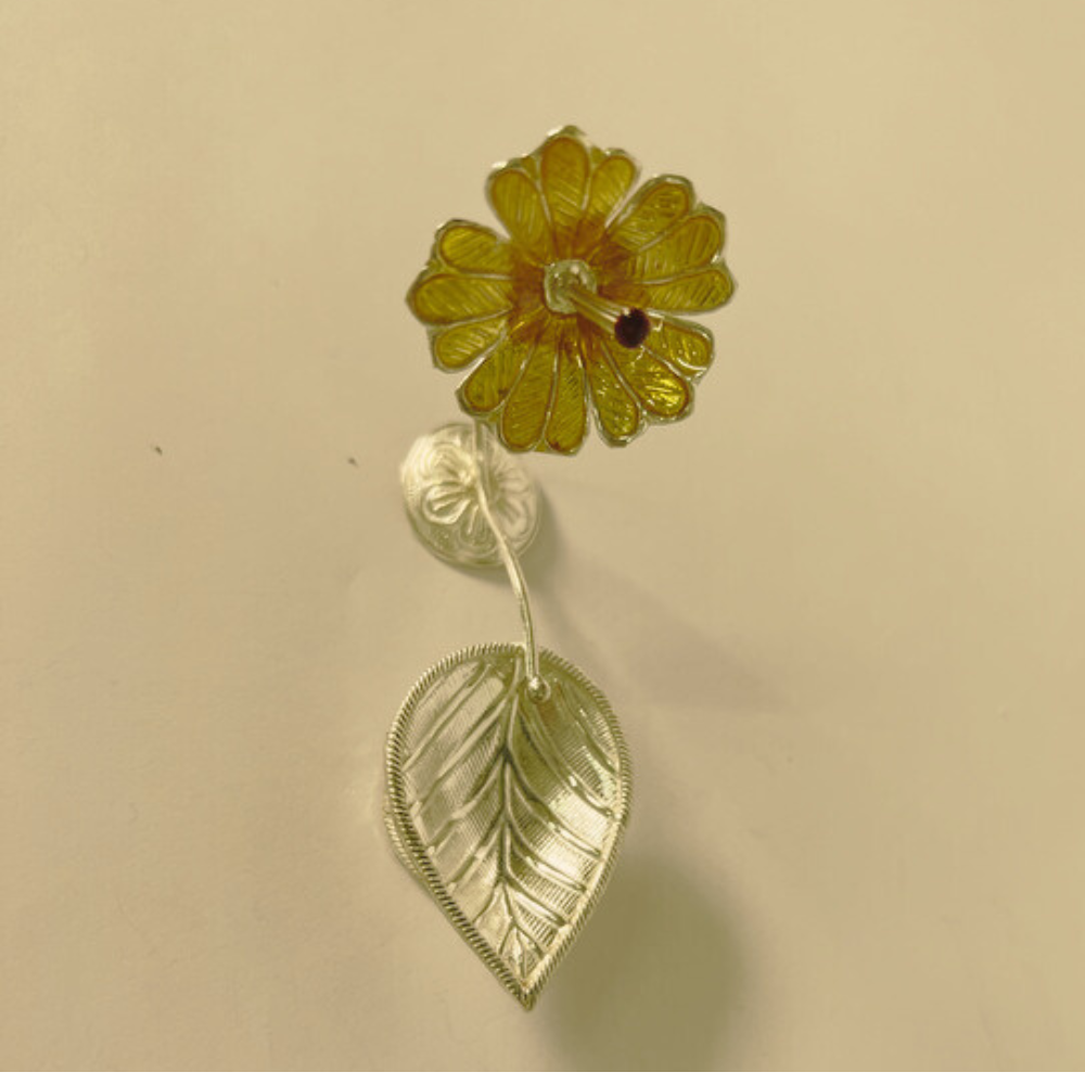 Pure Silver Mohini Deepam Yellow 12g - PUSHMYCART
