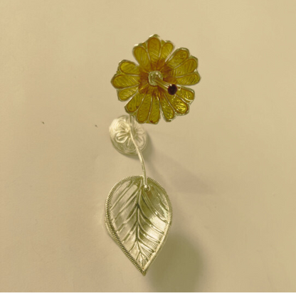 Pure Silver Mohini Deepam Yellow 12g - PUSHMYCART