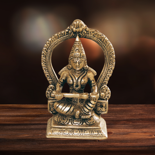Brass Annapurna idol