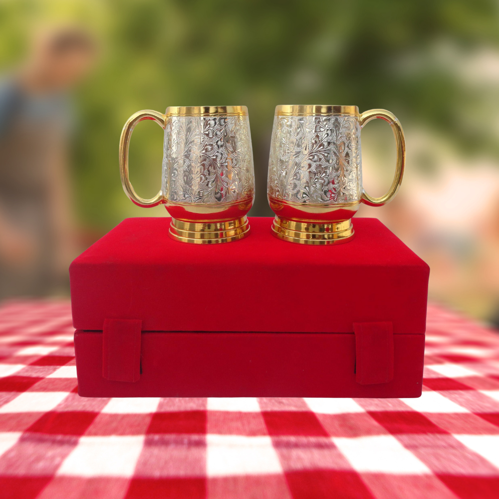 Brass Bear Mug 2 tone 0.37kg - PUSHMYCART