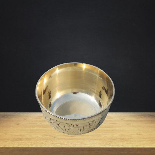 Brass Bowl Katori 0.18kg - PUSHMYCART