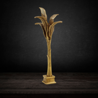 Brass Table Decor Banana Tree 0.8Kg - PUSHMYCART
