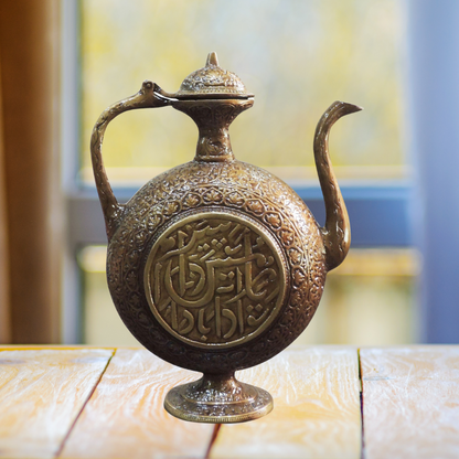 Brass Surahi Aftaba 5.5Kg - PUSHMYCART