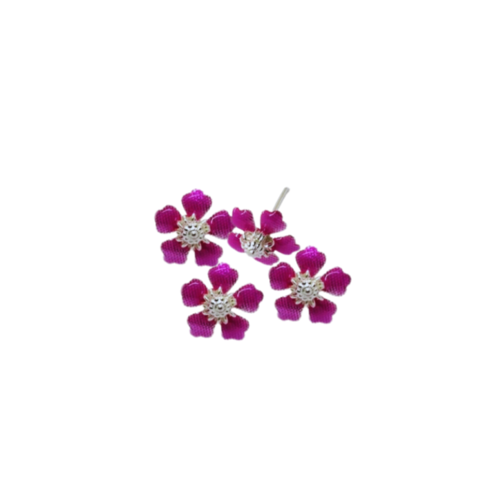 Pure Silver Assorted Flowers 4g (Pack of 4) - PUSHMYCART