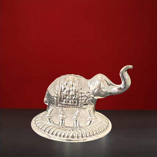 Pure Silver Elephants Idol 9g - PUSHMYCART