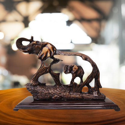 Brass Elephant Statue 1.76kg - PUSHMYCART