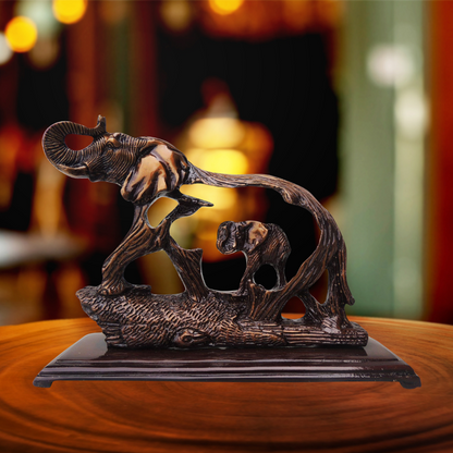 Brass Elephant Statue 1.76kg - PUSHMYCART