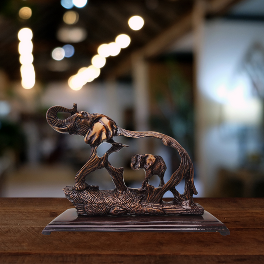 Brass Elephant Statue 1.76kg - PUSHMYCART