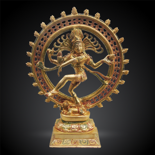 Brass Showpiece Nataraj Statue 4.16kg - PUSHMYCART