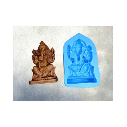 Ganesha Claysphere Flexible Silicone Mould - PUSHMYCART
