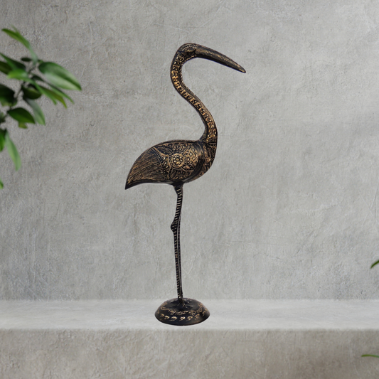 Brass Showpiece Duck Statue 1.72kg - PUSHMYCART