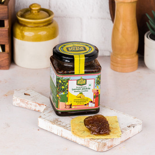 The Little Farm Company Lemon Khatta Meetha Pickle