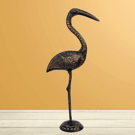 Brass Showpiece Duck Statue 1.72kg - PUSHMYCART