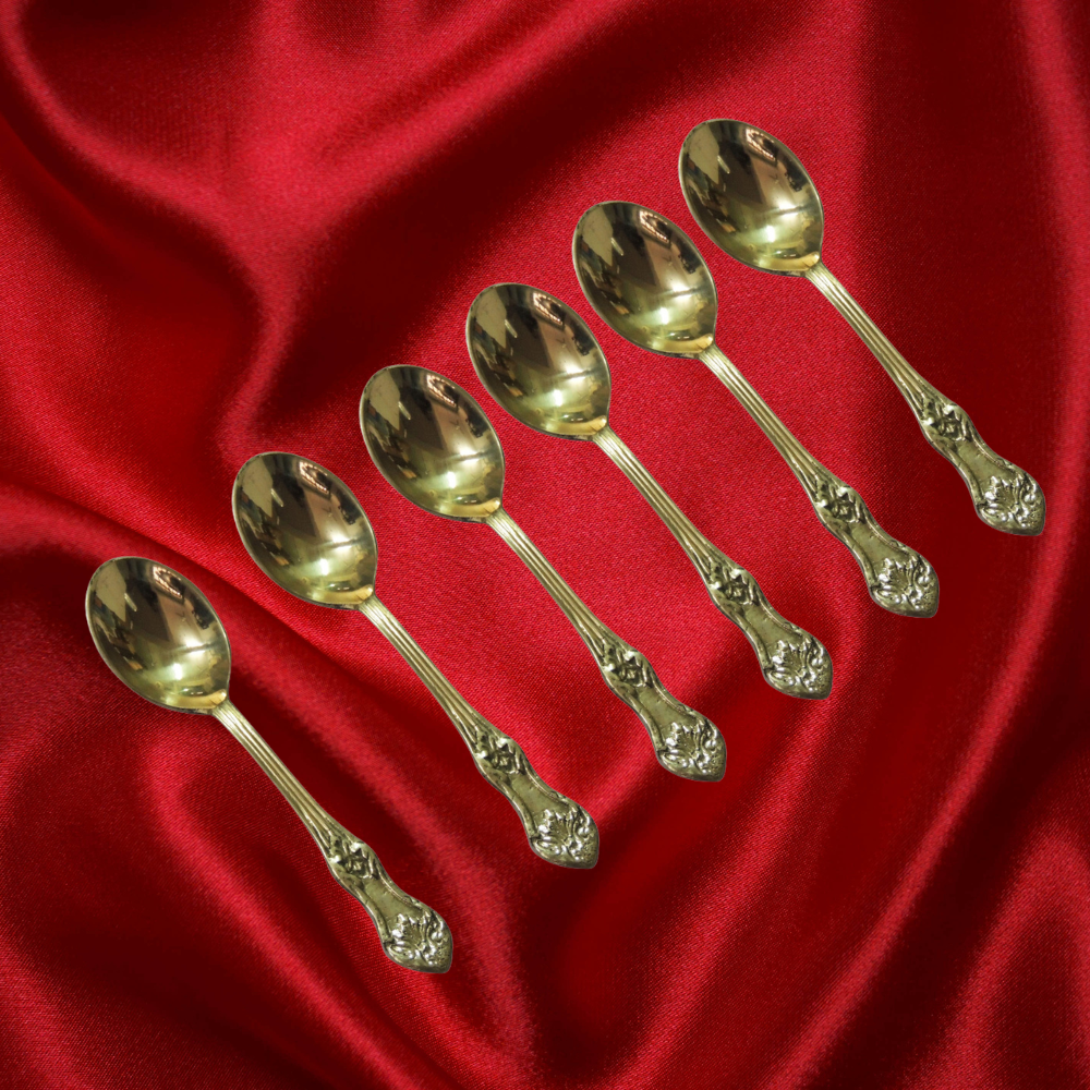 Pure Brass Spoon 0.025Kg - PUSHMYCART