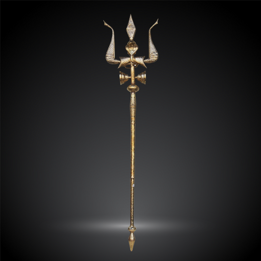 Brass Trishul 3.6kg - PUSHMYCART