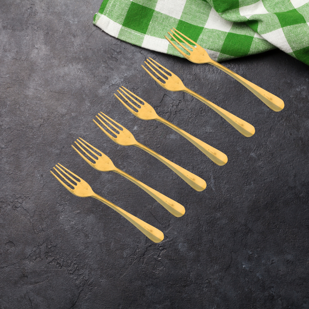 Pure Brass Fork 0.04Kg - PUSHMYCART