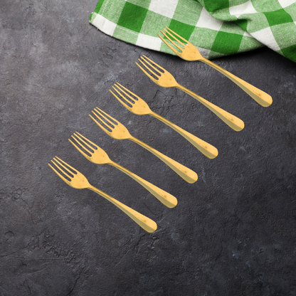 Pure Brass Fork 0.04Kg - PUSHMYCART