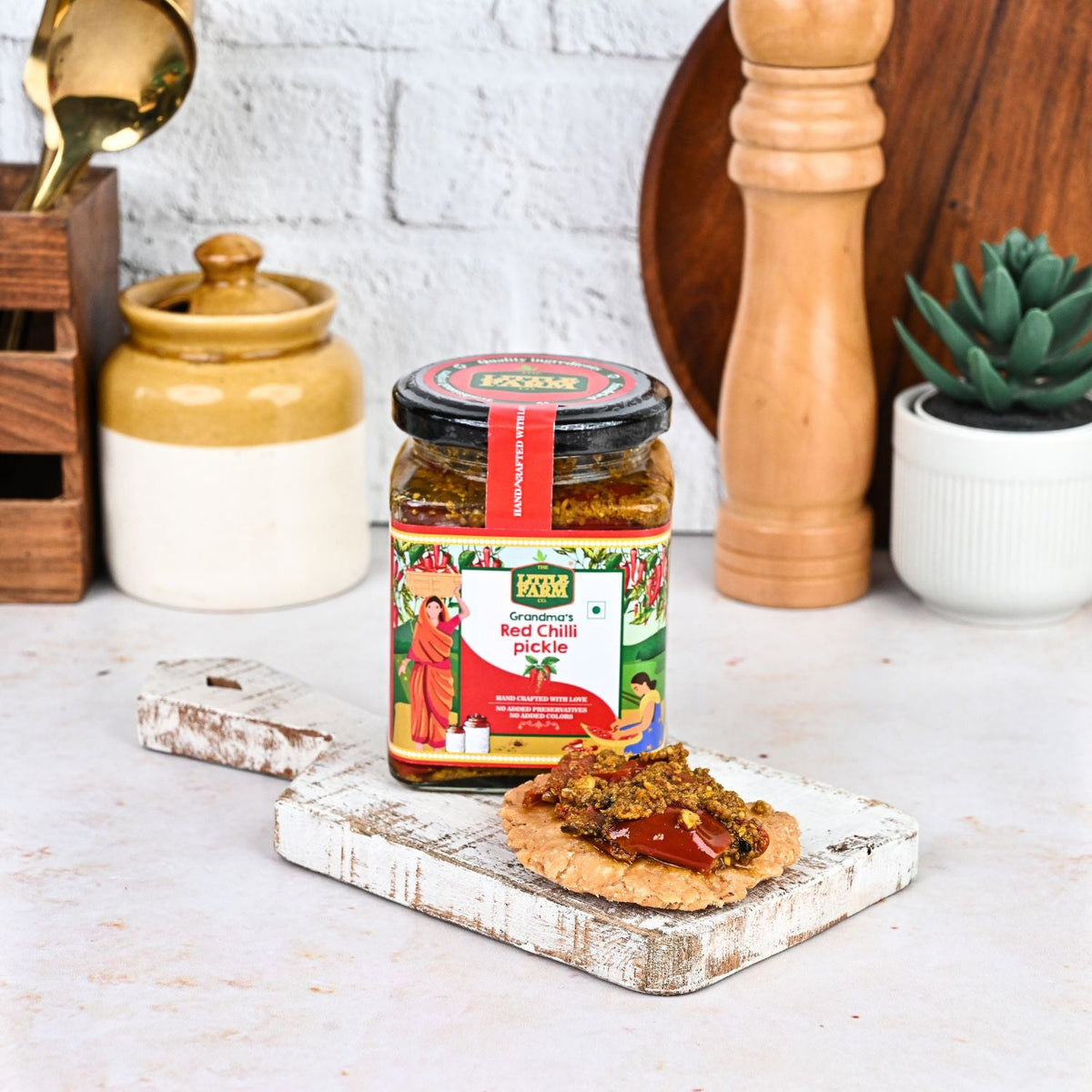The Little Farm Company Red Chilli Pickle