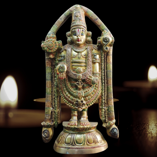 Brass Tirupati Bala Ji God Idol Statue 17.5Kg - PUSHMYCART