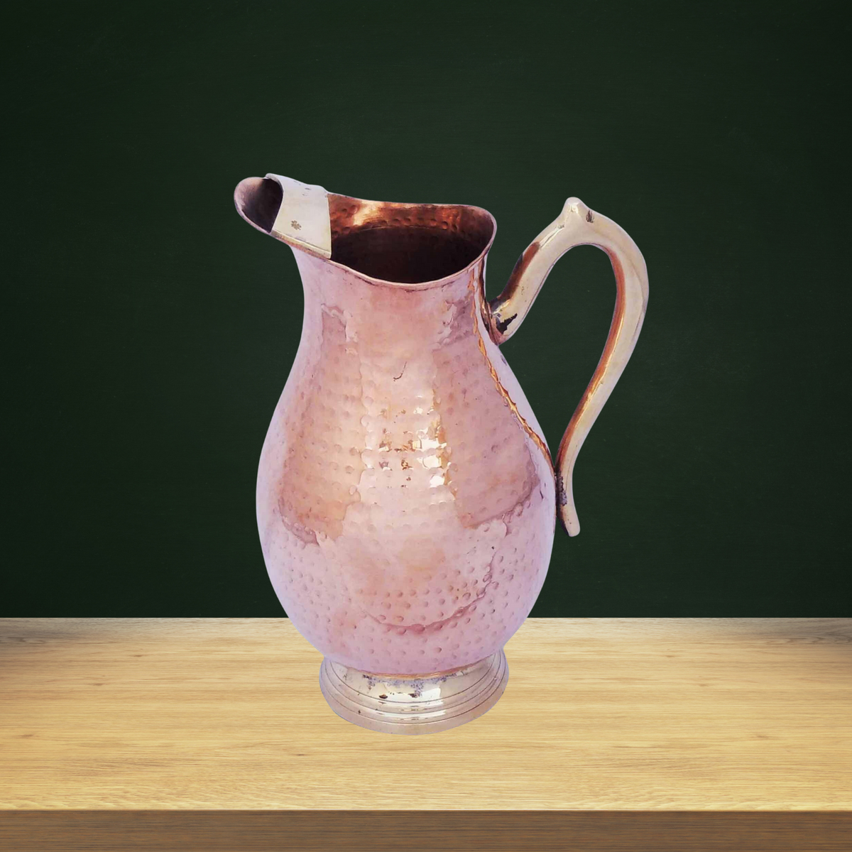 Copper Brass Jug 1.9 Liter 0.8kg(Pack of 6) - PUSHMYCART