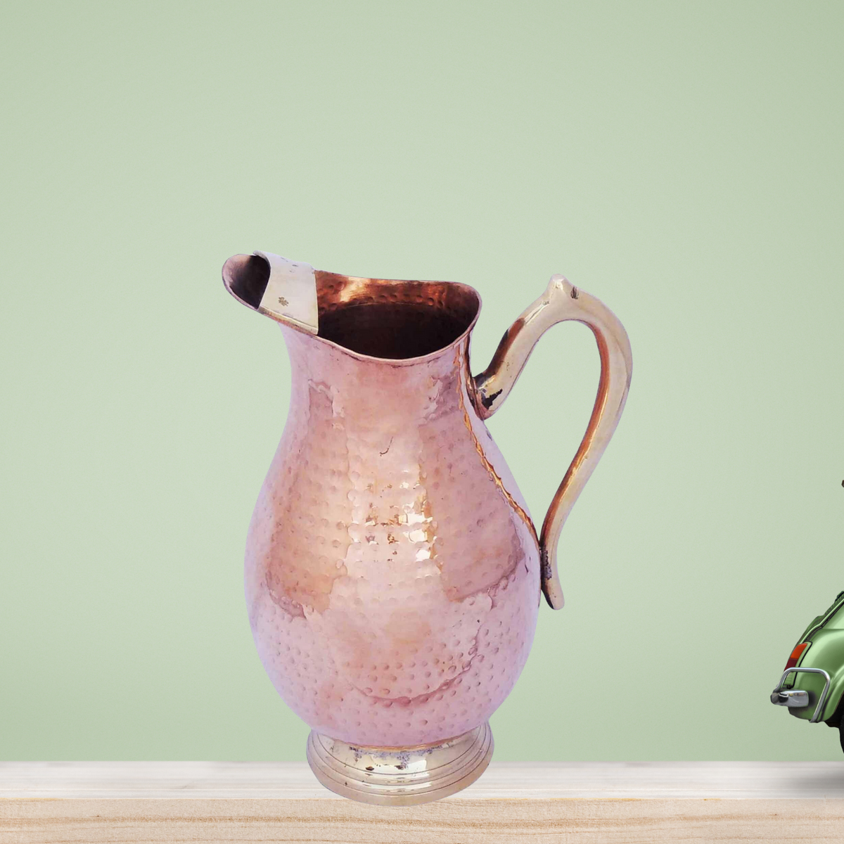 Copper Brass Jug 1.9 Liter 0.8kg(Pack of 6) - PUSHMYCART