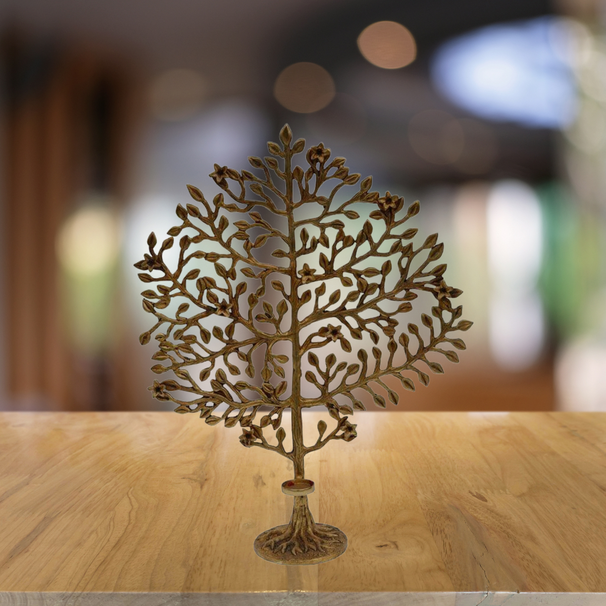 Brass Table Decor Tree 3.62kg - PUSHMYCART