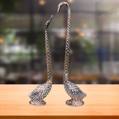 Brass Duck Pair Statue 0.94kg - PUSHMYCART