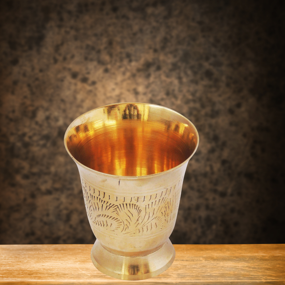 Brass Lemon Glass 0.095Kg - PUSHMYCART