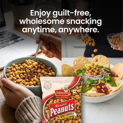 Jabsons Foods Spicy Masala Roasted Peanuts