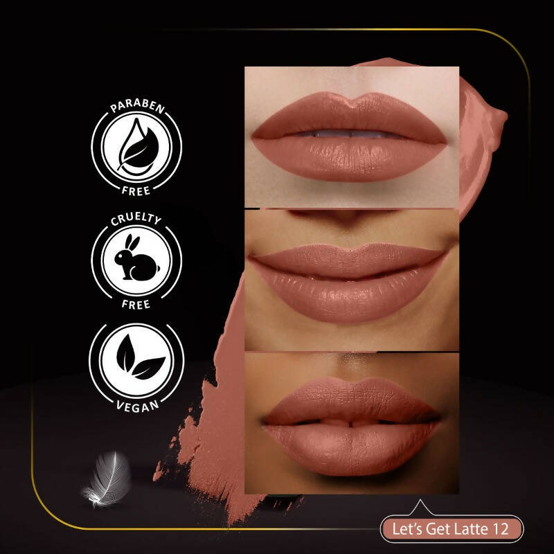 Faces Canada Comfy Matte Creme Lipstick - Let’s Get Latte 12 - PUSHMYCART