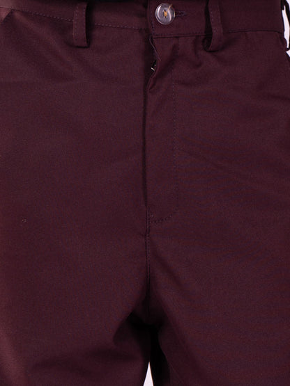 vastramay boys black and maroon shirt blazer waist coat and pant