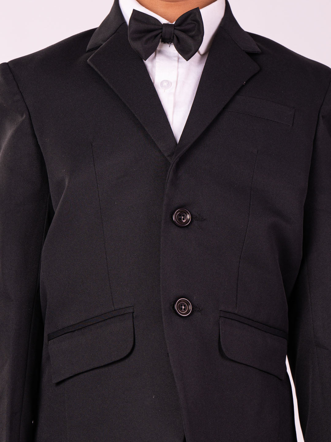 vastramay boys black shirt blazer and pant