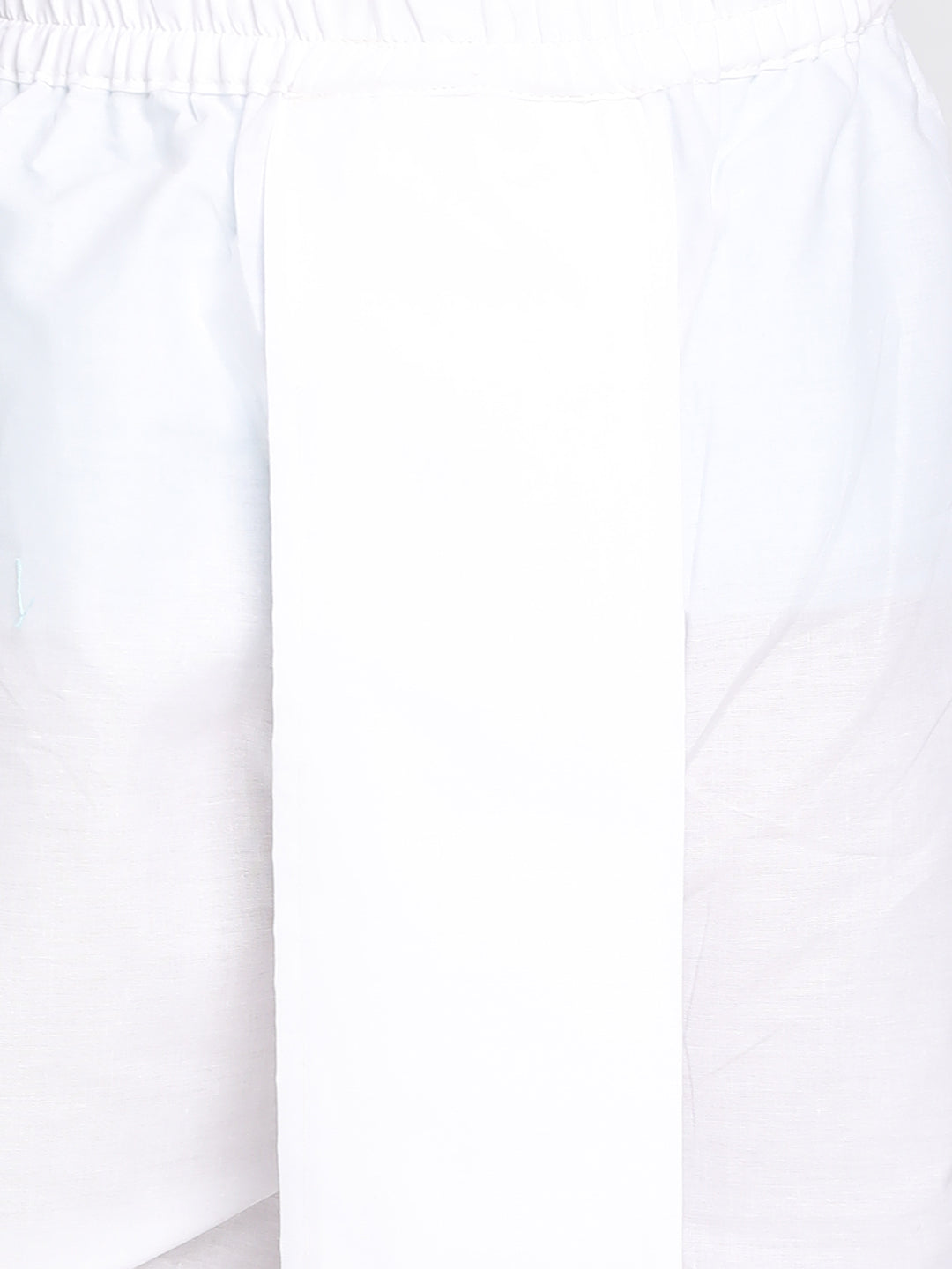 vastramay boys white kurta and dhoti set 1