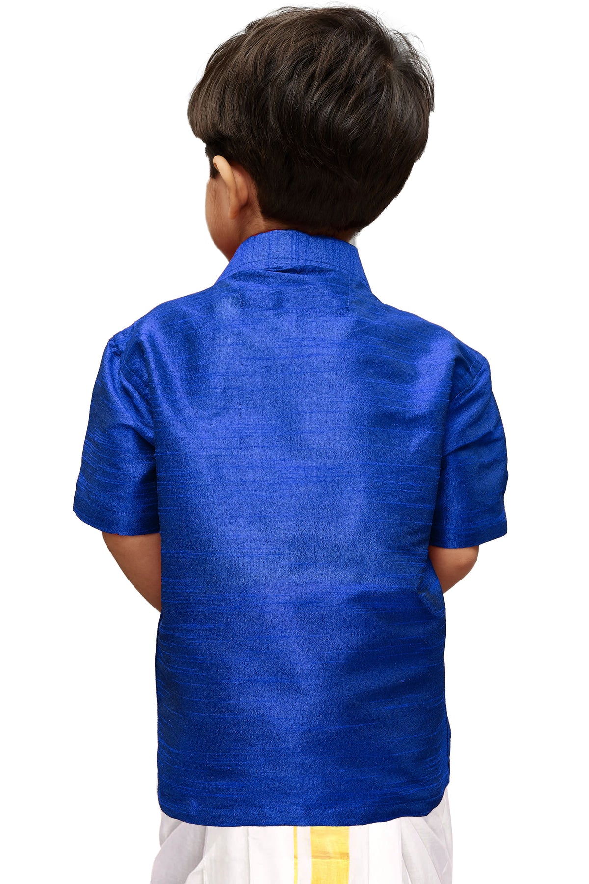 vastramay coffee silk blend baap beta shirt set 1