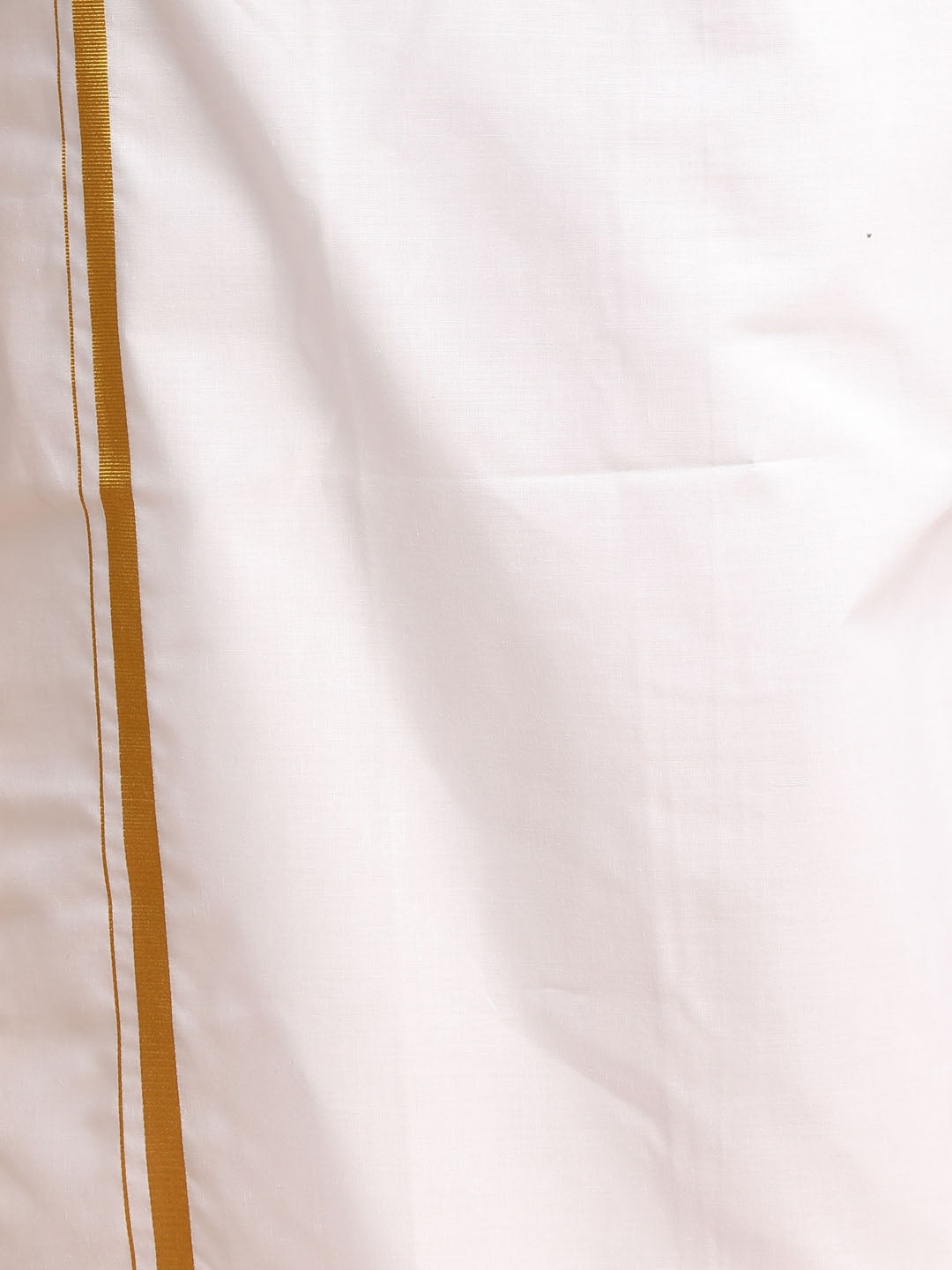 Vastramay Men's Purple Cotton Kurta And Mundu Set - PUSHMYCART