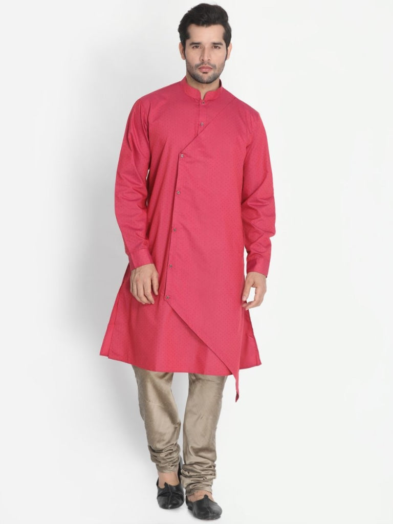 Vastramay Men's Beige Cotton Blend Pyjama - PUSHMYCART